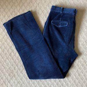 Vintage OP Mens Corduroy Pants Navy Blue -Size 32